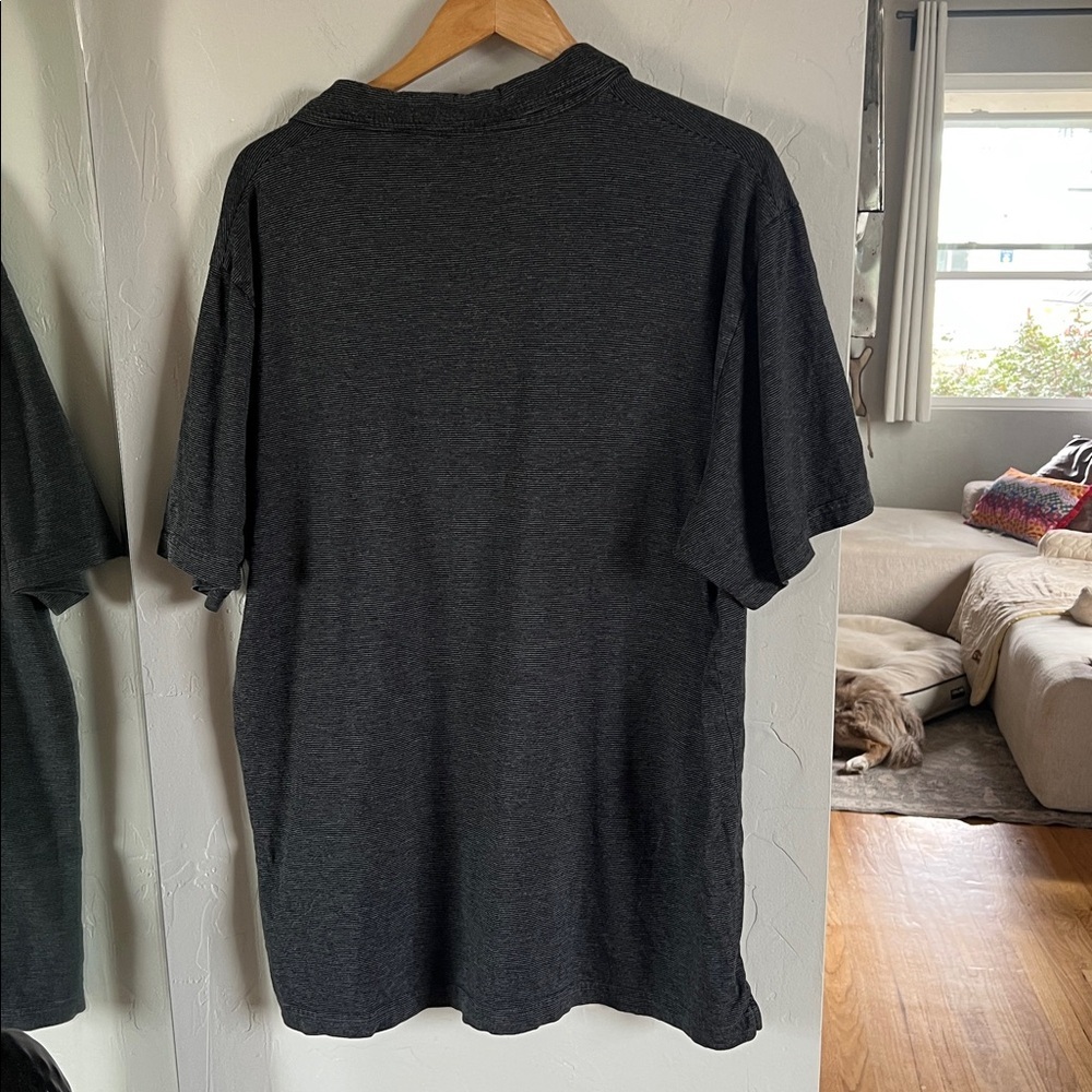 Travis Mathew Charcoal Polo Shirt - Picture 4 of 4